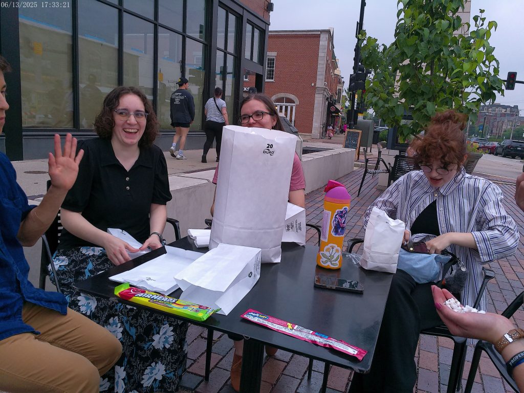 Eating popcorn with young writers | Write to Publish Conference 2025